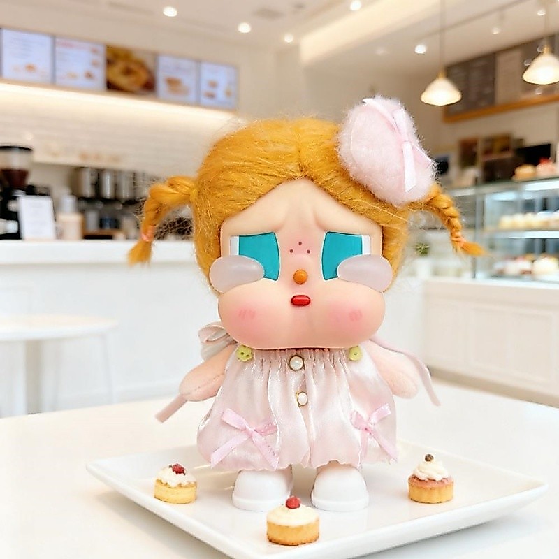 HW1 สําหรับ CRYBABY โหมดวันหยุดบน Series ตุ๊กตา Little Angel Wings เสื้อผ้าชุดสําหรับร้องไห้ตุ๊กตาเด็กอุปกรณ์เสริมเสื้อผ้า