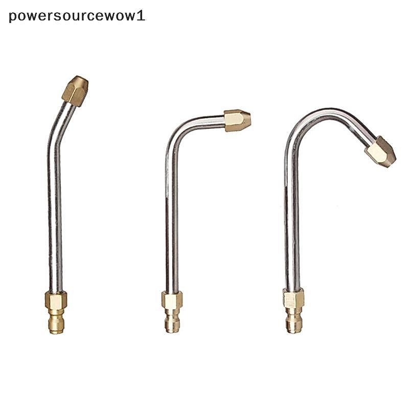 ว้าว 25° /90° แรงดันสูงน้ํา Extension Wand หัวฉีด 1/4 "U-Shape Angled Lance เครื่องมือทําความสะอาด TH