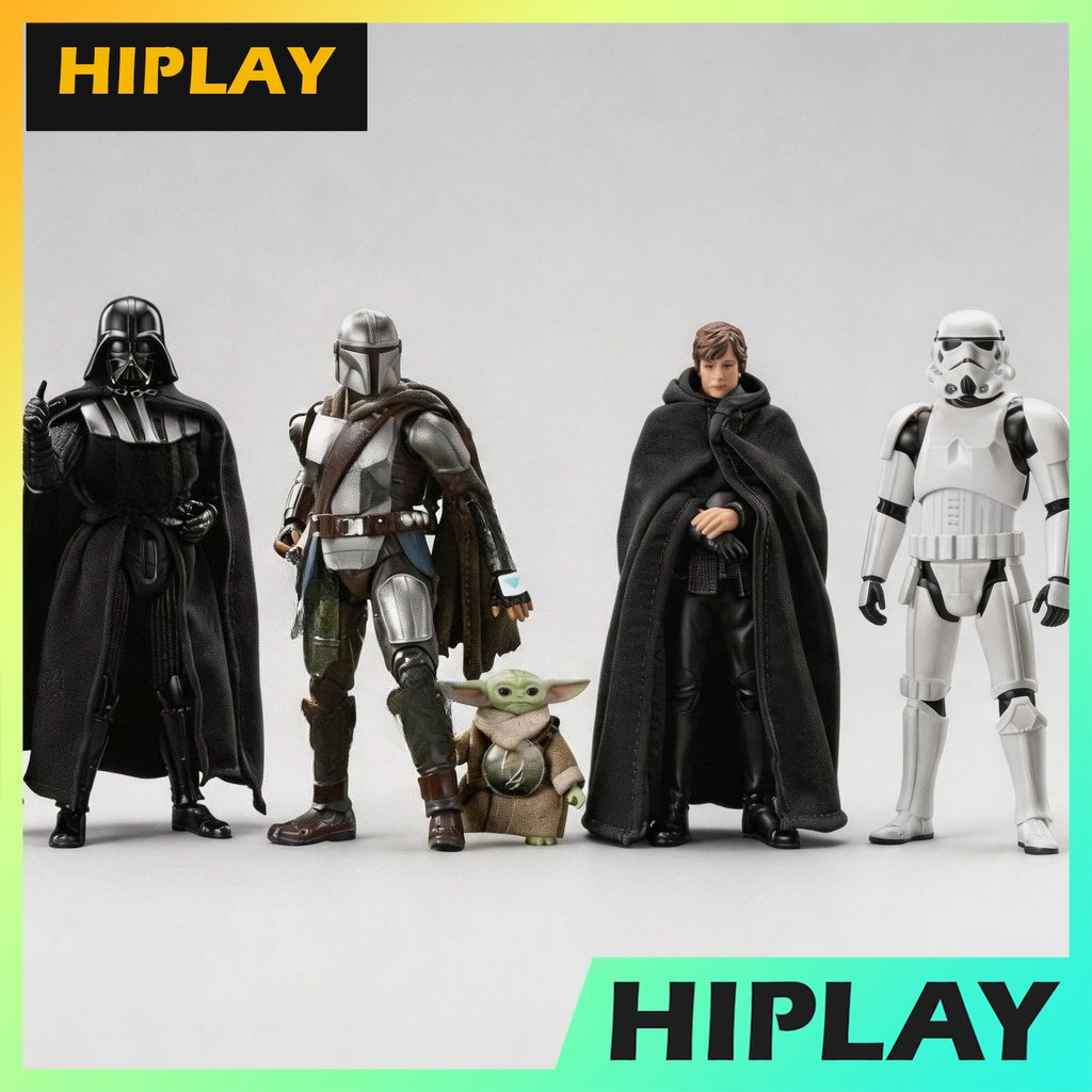 In Stocks HiPlay ZD ของเล่น STAR WARS The Mandalorian Grogu Luke Skywalker Darth Vader 1/10 รูป
