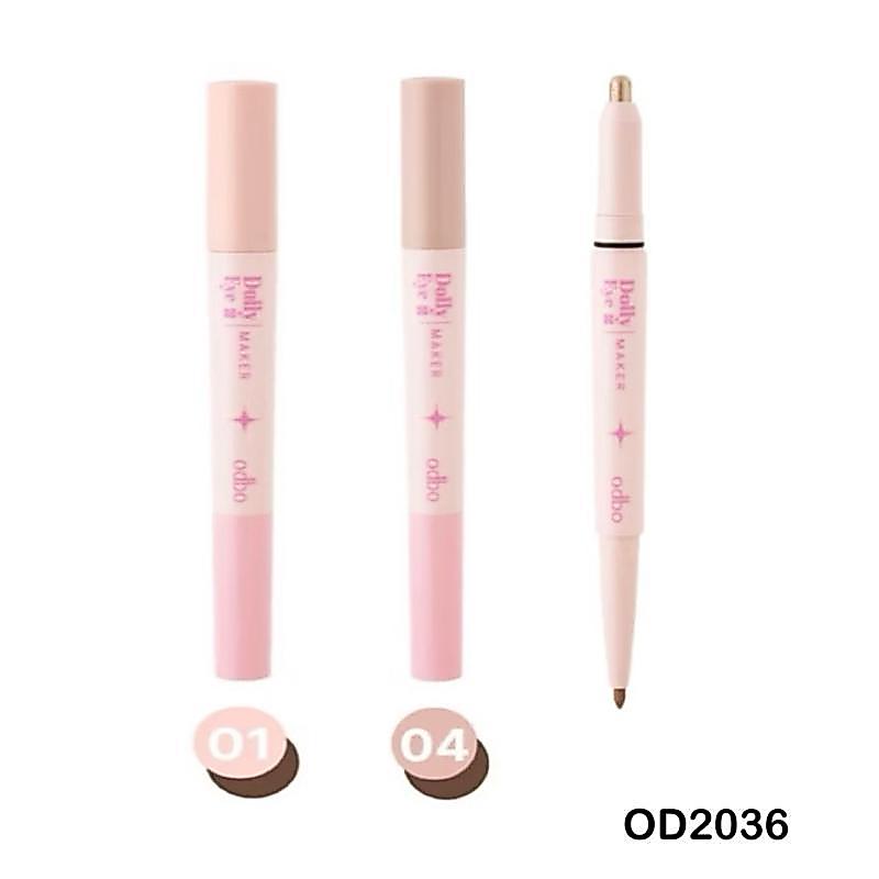 OD2036 Draw it Glow it Doil eye ODBO โอดีบีโอ ตาแบ๊วแบบดอลลี่ ดินสอดอลลี่