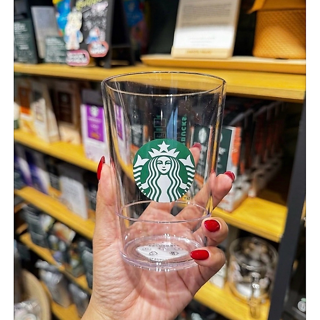 พร้อม​ส่ง​ใน​ไทย​ Starbucks Japan Logo Glass / แก้วพลาสติก​ใสสตาร์บัคส์ โลโก้คลาสสิก (รุ่นญี่ปุ่น)