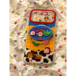 เคสโทรศัพท์ เหมาะสําหรับ iPhone 11 12 13 14 15 16 17 Pro max Plus Toy Story + Bracket Shock-proof Shock-proof เคสป้องกันรวมทุกอย่างกรณี EAII