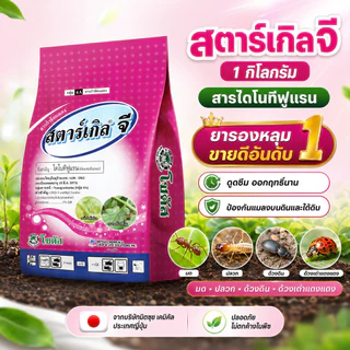 [1kg] สตาร์เกิลจี (Starkle G) สตาเกิลจี สตาร์เกิล จี สตาเกิล จี สารกำจัดแมลงชนิดดูดซึมเข้าทางระบบราก 1กิโลกรัม
