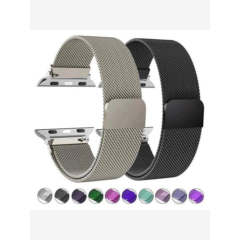 สาย Milanese สําหรับสาย apple Watch 44mm 40mm 45mm 49mm 41m