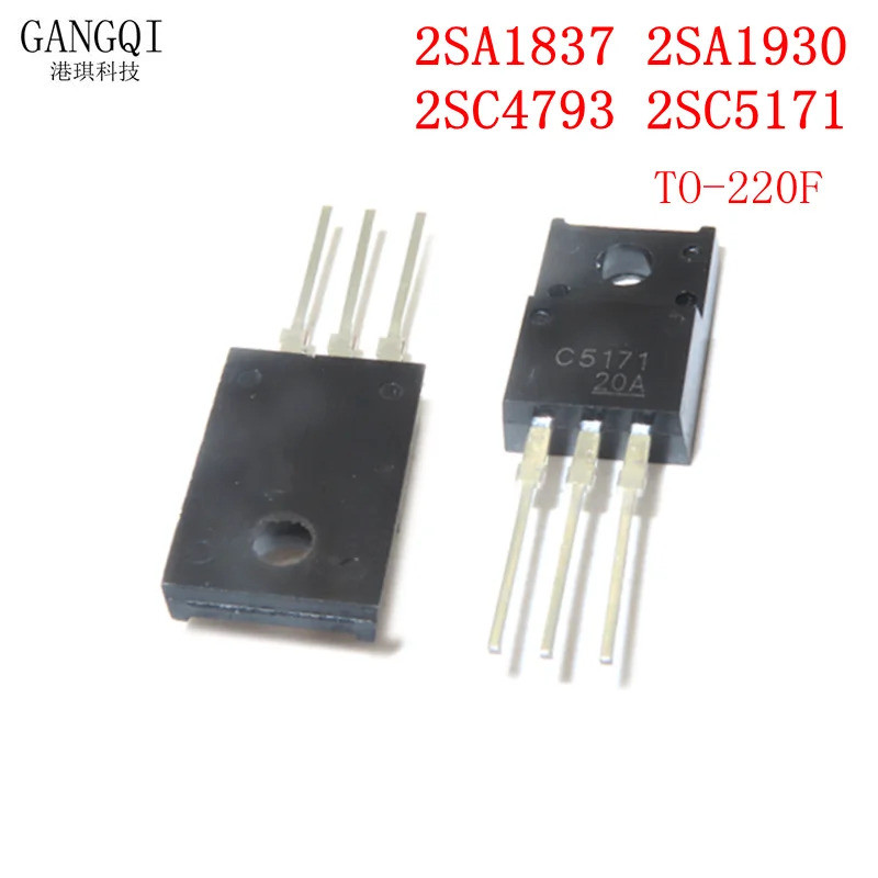 10 ชิ้น/ล็อต 2SA1837 A1837 2SC6144 2SC4793 C4793 2SA1930 A1930 2SC5171 C5171 TO-220F ใหม่ IC ในสต็อก