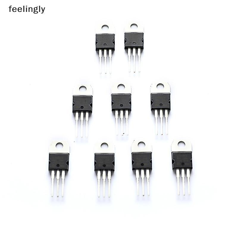 [S&H] 10 ชิ้น L7805CV L7805 7805 ตัวควบคุมแรงดันไฟฟ้า IC 5V 1.5A TO-220 ทําในประเทศจีน {TH}