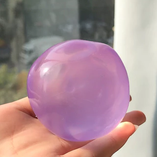 สต็อกพร้อม | ลูกบอลบีบคลายเครียด Coconut Oil Squishy Ball นุ่มพิเศษ ใสเหมือนคริสตัล เด้งช้า ของเล่นคลายเครียด ของเล่นบีบมือ ASMR