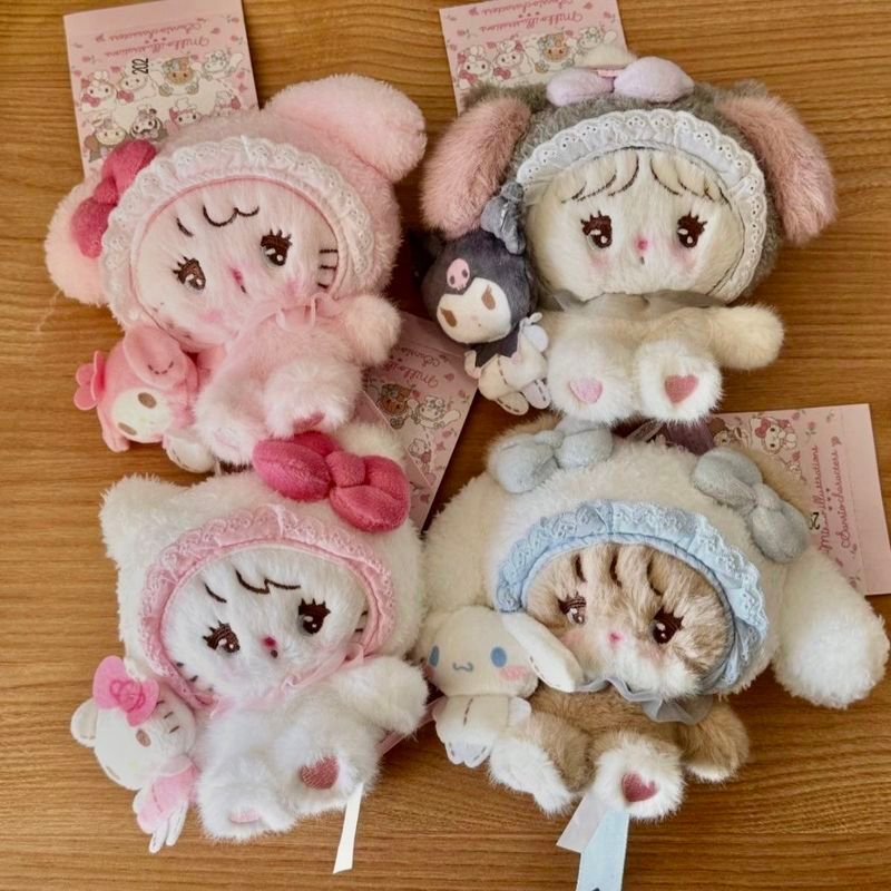 Sanrio Mikko Joint HelloKitty Melody Kuromi Cinnamon Dog ตุ๊กตาตุ๊กตาจี้ตุ๊กตา/6.29