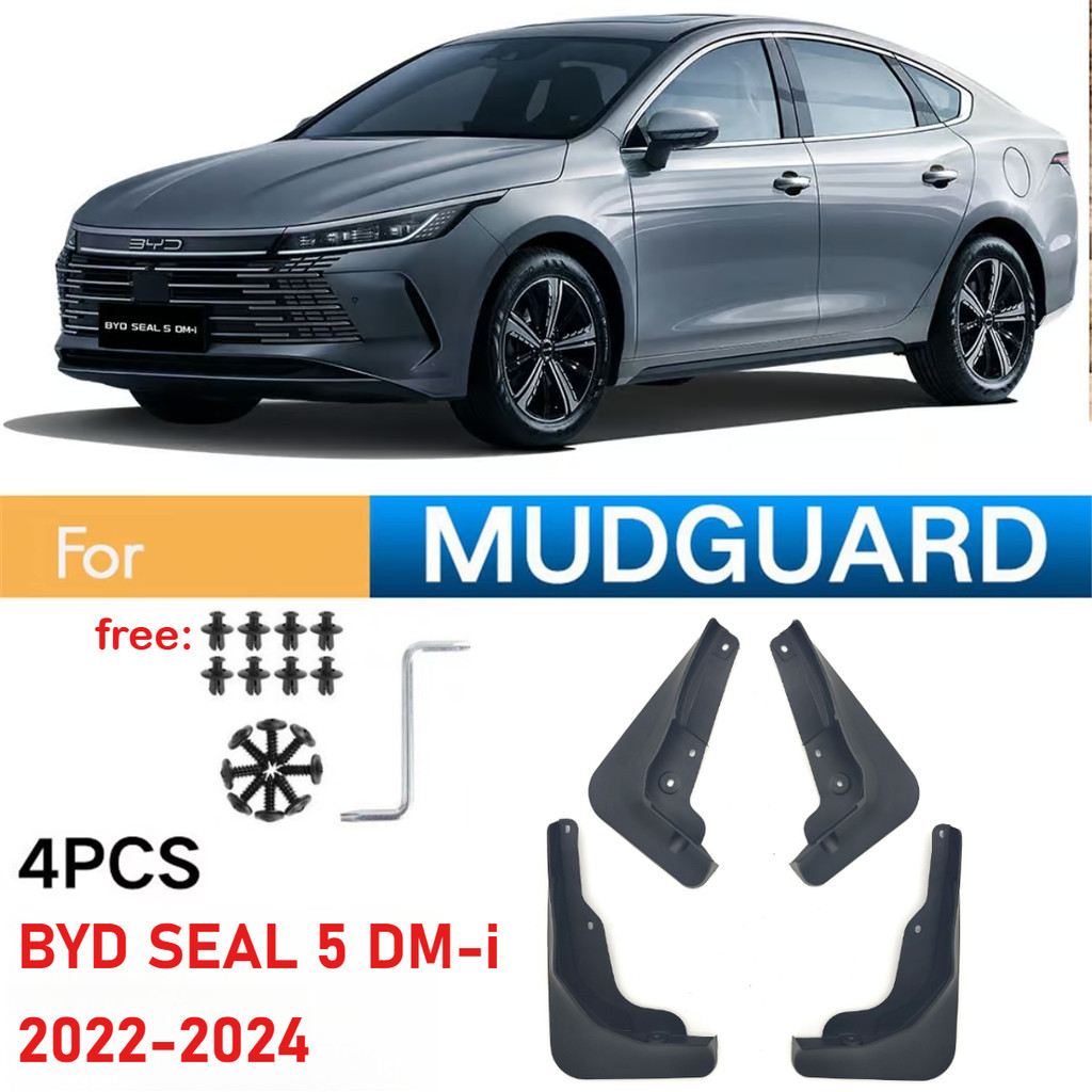 สำหรับ BYD SEAL 5 DM-i 2025 4PCS รถ MUDGUARD สําหรับ