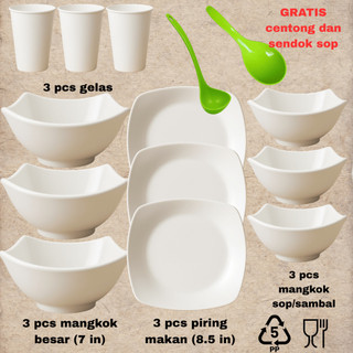 KOMBO MAUT 14 pcs set makan lengkap prasmanan set