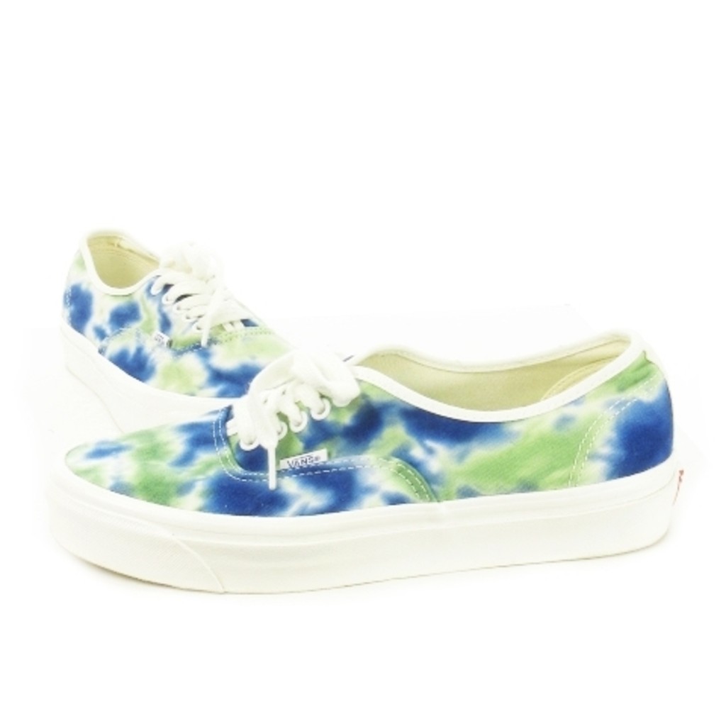 AUTHEN VANS VAN Sneakers canvas blue green Direct from Japan Secondhand