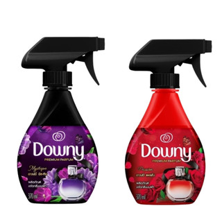Downy ดาวน์นี่ สเปรย์ฉีดผ้าหอม กลิ่นMystique  [สีม่วง] กลิ่นPassion [สีแดง] 370 มล. เลือกด้านใน