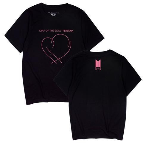 BTS Womens Basic MAP OF THE SOUL PERSONA Waist เสื้อยืดแขนสั้น BTS BULLETBOLOROUD ALBUM MAP O2025082