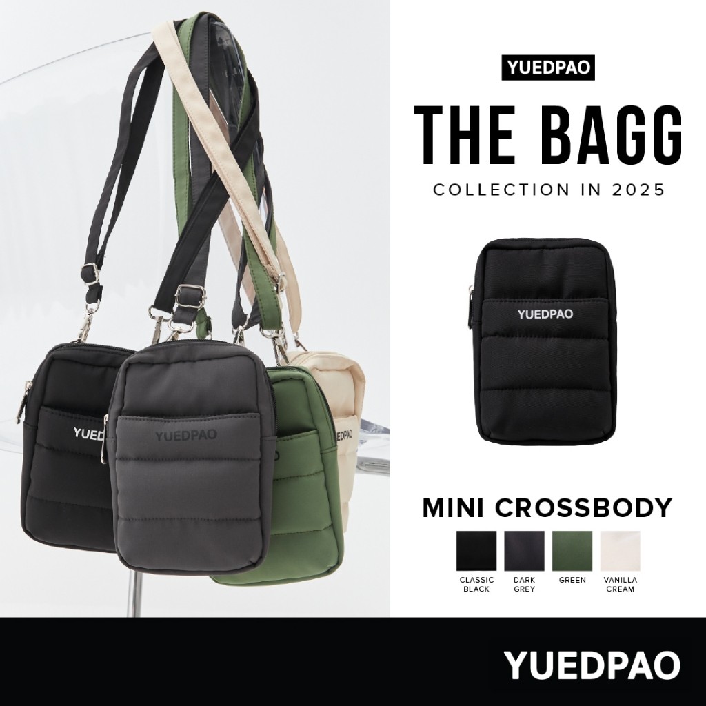 QSD Yuedpao Mini Crossbody Bag กระเป๋าอเนกประสงค์ กระเป๋าสะพายข้างแฟชั่น