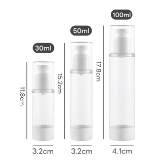 U-choice ขวดปั๊มสูญญากาศ BPA Free ขวดใส่ครีม วดเปล่า 30/50/100 ml ใช้สำหรับแบ่งบรรจุเครื่องสำอาง เครื่องสำอางสำหรับเดินทาง