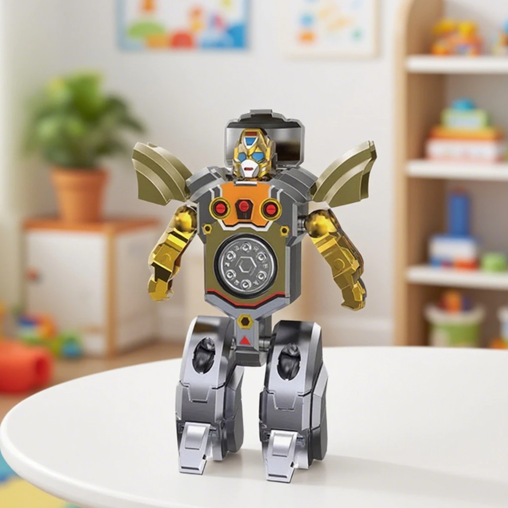 Shape-forming Robot Fidget Toy Transforming Robot Fidget Spinner สําหรับผู้ใหญ่วัยรุ่นเด็กความเครียดบรรเทา thumbnail 6