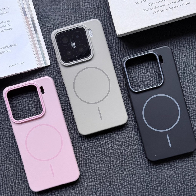 เคสโทรศัพท์สําหรับ Xiaomi 15 15s Pro 12 13 14 Ultra 12x 12s Civi 5 Pro ผิวแม่เหล็กรู้สึกปลอกบางเฉียบและน้ําหนักเบาฝาครอบ