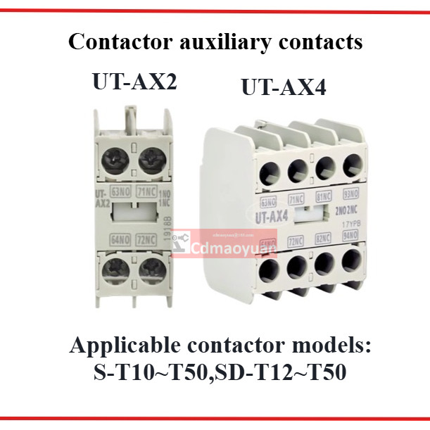 UT-AX2 1A1B UT-AX4 2A2B Mitsubishi Auxiliary Contact ST Series กระเป๋าเป้สะพายหลังหน่วย