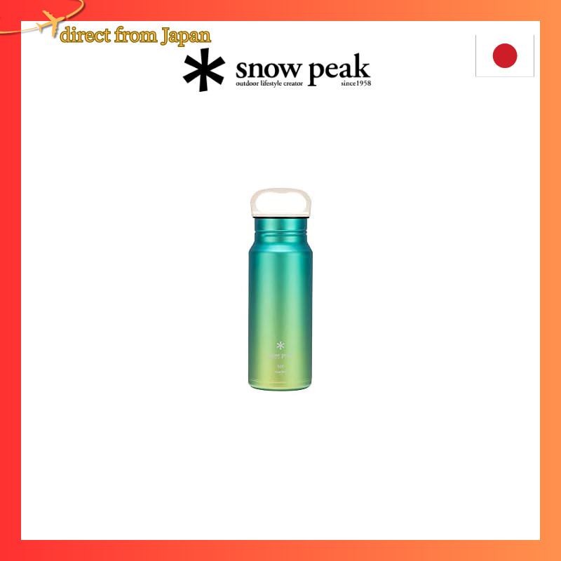 Snow Peak Aurora Bottle 600 Ocean TW-600RE-OC Titanium Single Bottle Water Bottle My Bottle Titanium