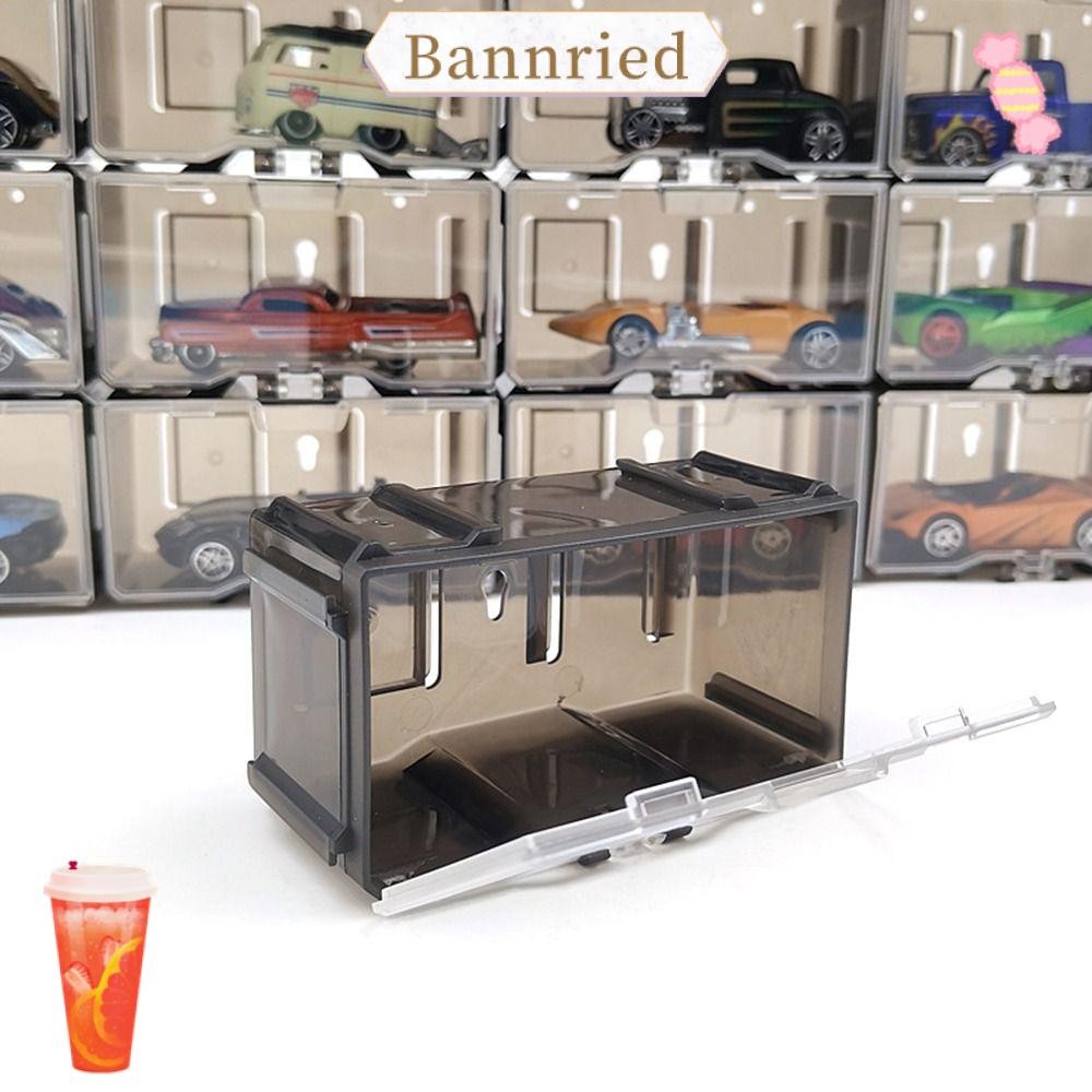 กล่องแสดง BANNRIEDSG, ABS 1/64 กล่องเก็บของรถยนต์โมเดลDiecast,ใช้งานได้จริงโดยไม่ต้องรถพร้อมที่จับของเล่นรุ่นจอแสดงผล