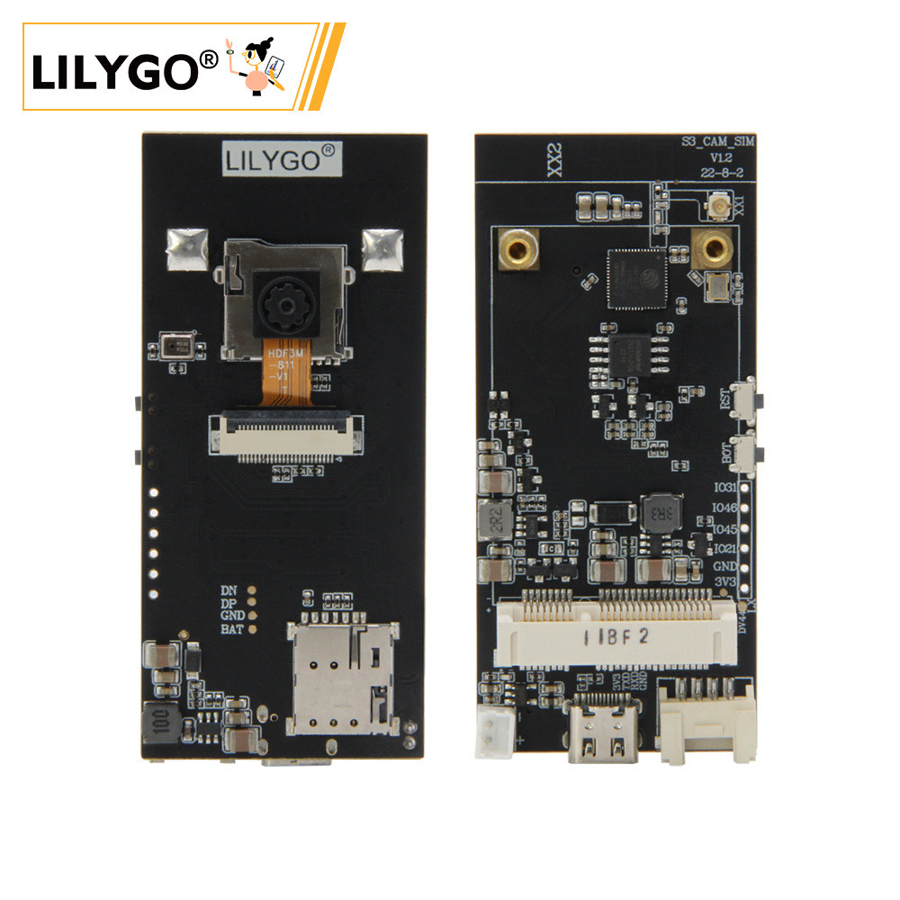 LILYGOT-SIMCAM ESP32-S3 CAM บอร์ดพัฒนา WiFi บลูทูธ 5.0 โมดูลไร้สาย OV2640