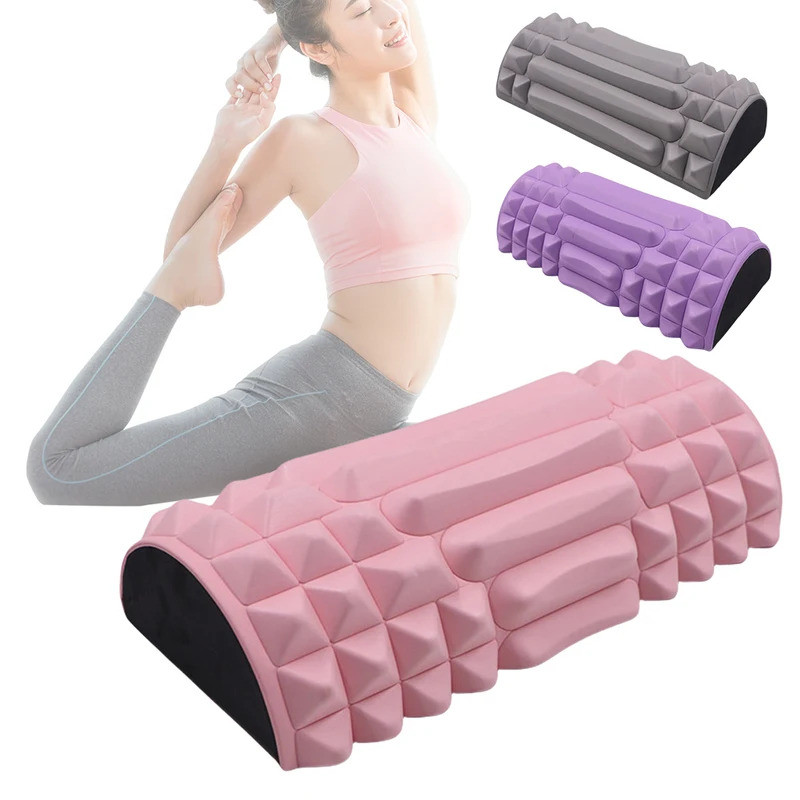 Foam Roller Massage Column High Density EVA Massage Roller Multi-Function Portable Muscle Roller Hal