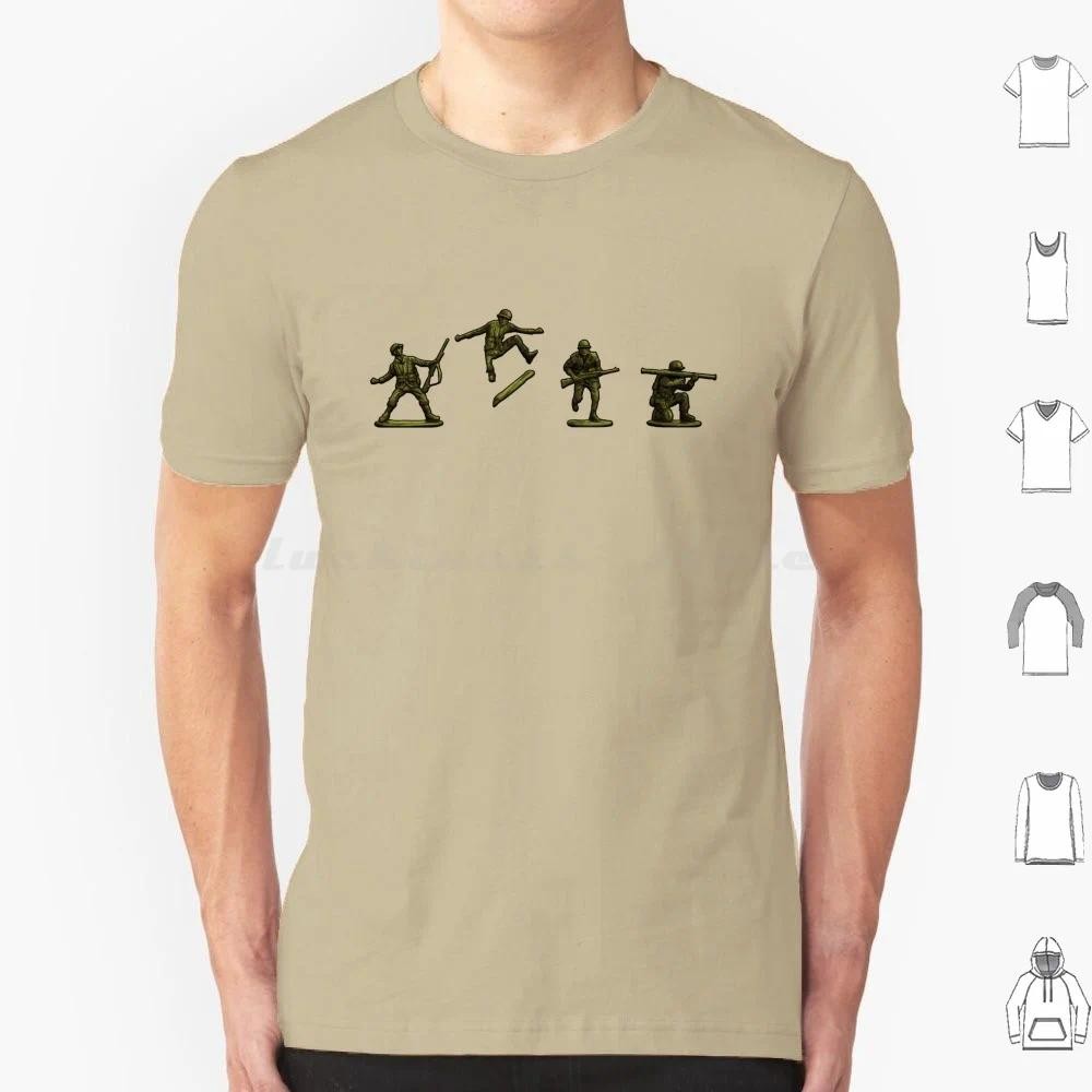 Plastic Toys Soldier Skateboard Kickflip T Shirt Men Women Kids 6xl Plastic Toys Soldier Army Sports