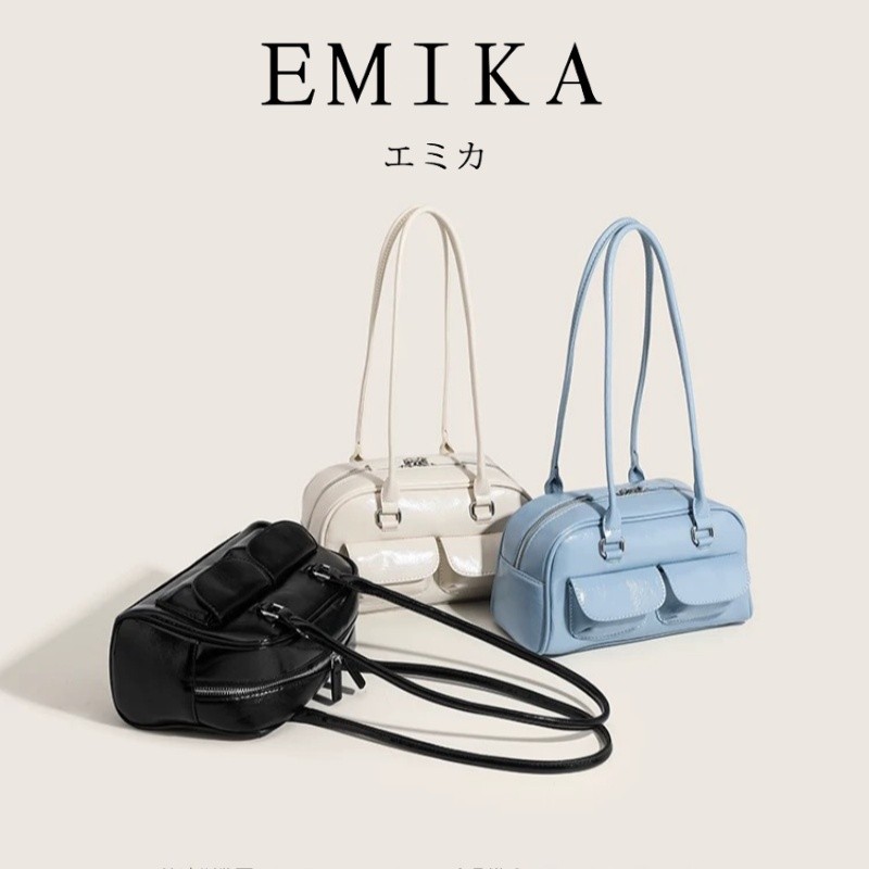 OUTLETโปรปีใหม่2026 กระเป๋าสะพายข้าง กระเป๋าสะพายผู้หญิง PU leatherกันน้ำกระเป๋าสะพายข้างผู้หญิง แฟชั่น กระเป๋าหิ้ว