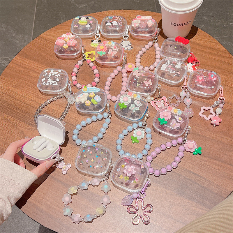 Geek For Honor Earbuds X9 เคส Case เคสหูฟังบุคลิกภาพน่ารักใหม่ KT Cat Shell Star Flower Pattern