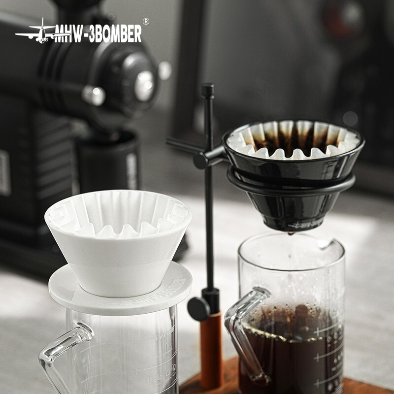 MHW3BOMBER Meteor Coffee Dripper รูปทรงเค้ก Coffee Dripper 155 /185 Ceramic Pour over Dripper
