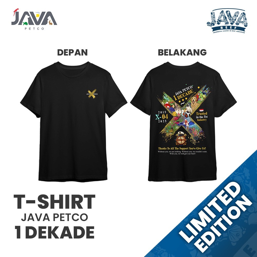 เสื้อยืด Java Petco 1 Decade Limited Edition