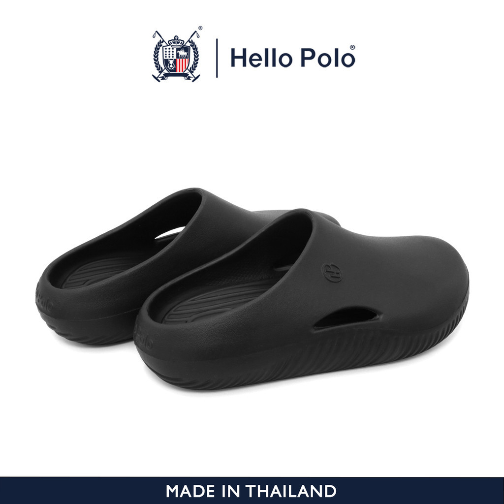 Hello Polo รุ่น HP8037 สินค้าใหม่ รองเท้านุ่ม รองเท้าแตะแบบสวม EVA แฟชั่นผู้หญิง พื้นหนานุ่ม น้ำหนักเบา กันลื่น unisex