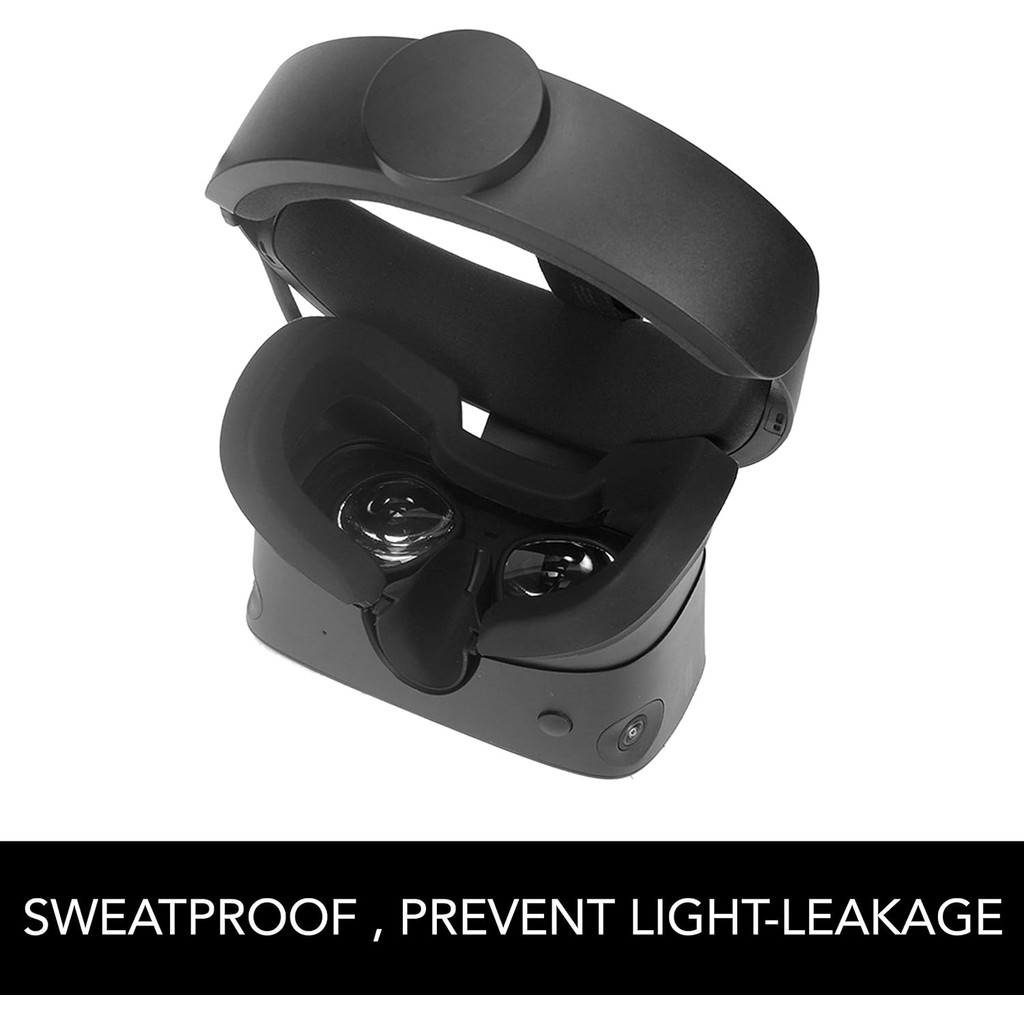 VR Face Pad สําหรับ Oculus Rift S ซิลิโคน Eye Cover, Rift S VR ฝาครอบ Sweatproof กันน้ํา Lightproof 