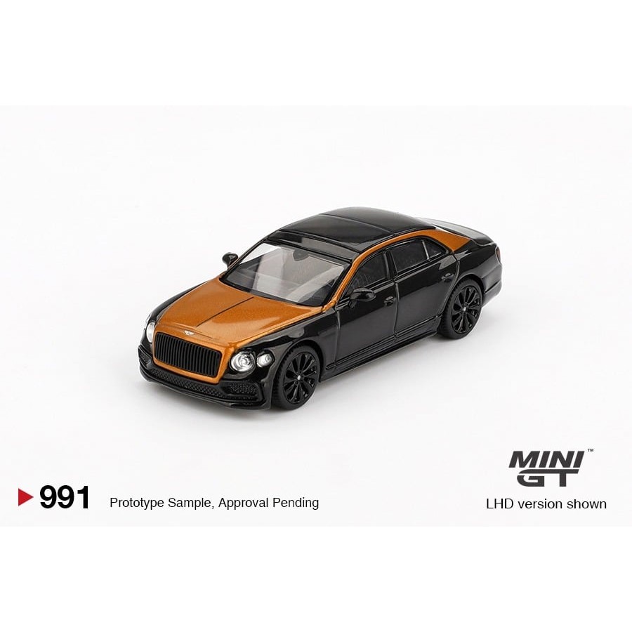 MINI GT No.991 Bentley Flying Spur Orange Flame / Onyx MGT00991