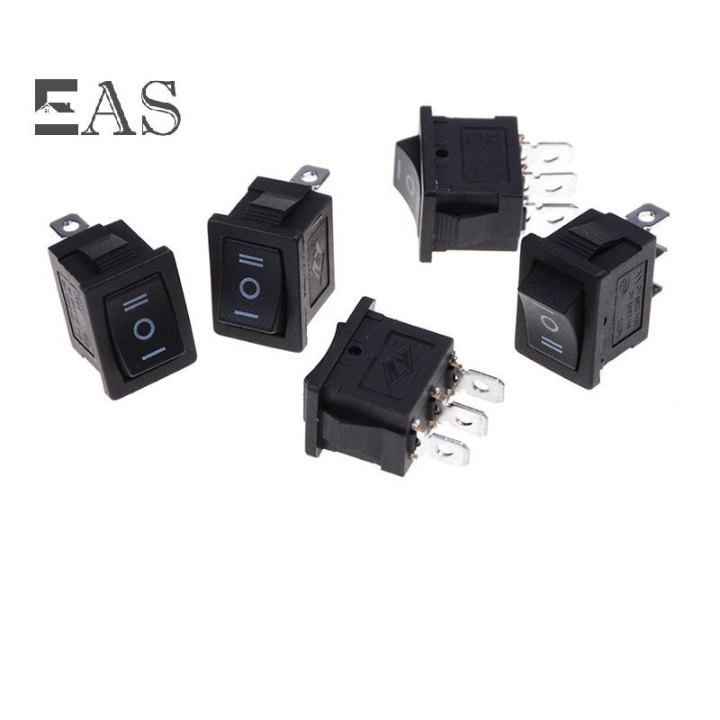 [EA] 5 ชิ้น SPDT เปิด/ปิด/บน 3 Pin Rocker AC 6A/250V 10A/125V TH