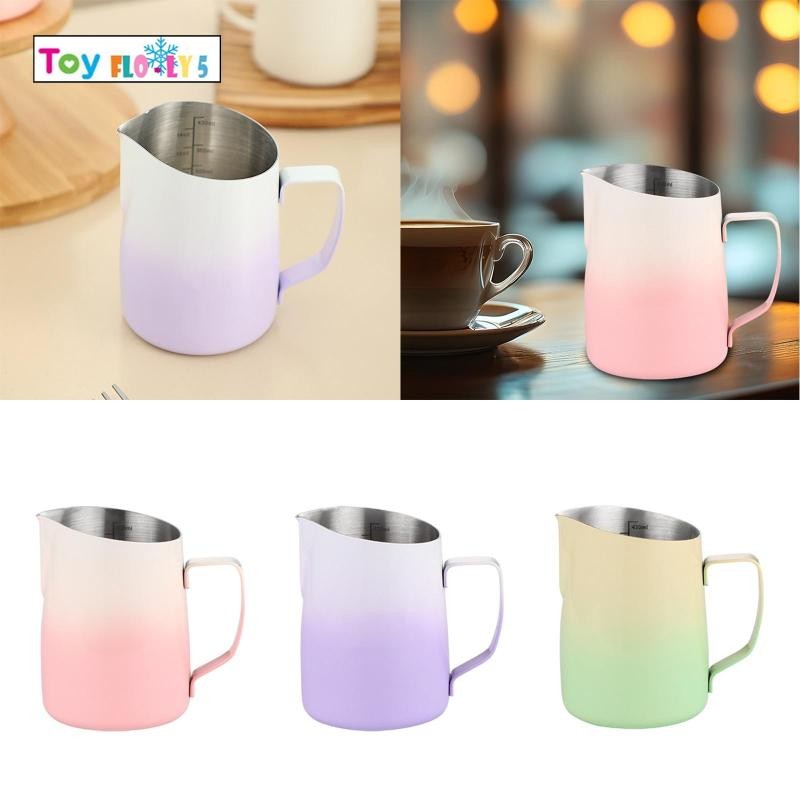 [Flurishroly5] Mustillant Milk Pichet Jug Expresso Latte Art Cup Espresso Machine Milk Mosa Mosa Lat