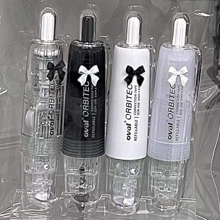 Butterfly Limited ไต้หวันรูปไข่ Irval โปร่งใส Push-type Correction เทป Scholar พิเศษเทปแก้ไข Smooth 