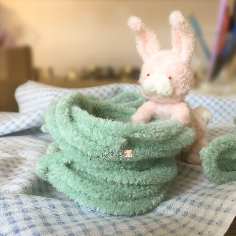 [Log River] Wool Twist Bar-Wool เข้ารหัส Super Dense Velvet 3m6m9m Twist Bar ตุ๊กตา bjd ตุ๊กตามินิ