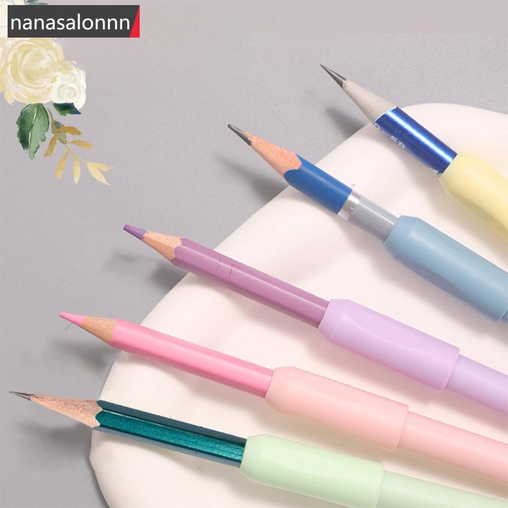NNL ดินสอ Extender Art ปากกา Grip ที่ใส่ปากกา Sketching ดินสอดินสอสีกรณี Extension Art Supplies โรงเรียนอุปกรณ์สํานักงาน