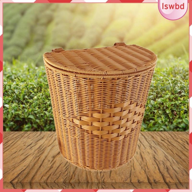 [lswbd] PP Basket กระเป๋าเป้สะพายหลังกลางแจ้ง Orchard Picking Basket พร้อมสายสะพาย 13x9.5x13.9 นิ้วส