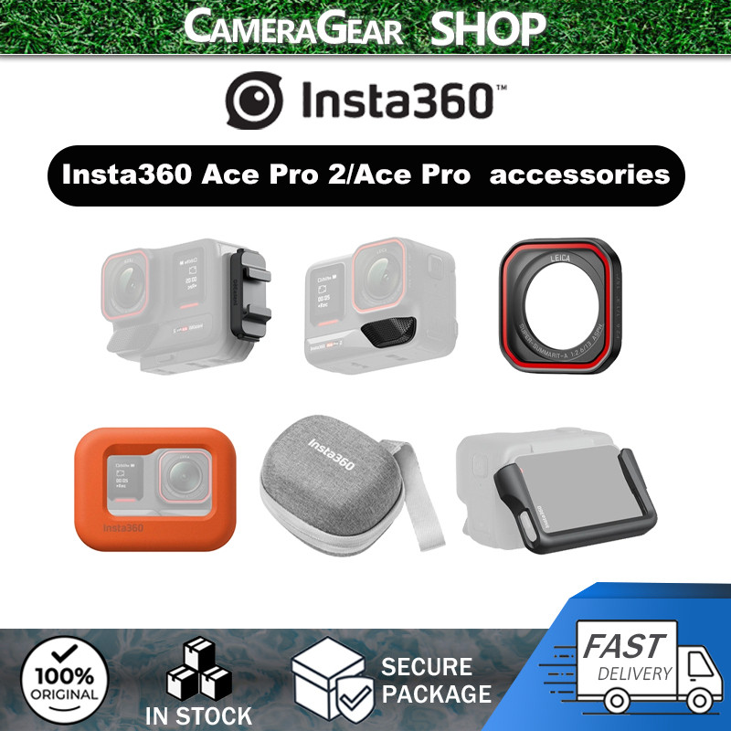 อุปกรณ์เสริม Insta360 Ace Pro 2/Ace Pro (คลิปกระเป๋าเป้สะพายหลัง/เลนส์/เคส)