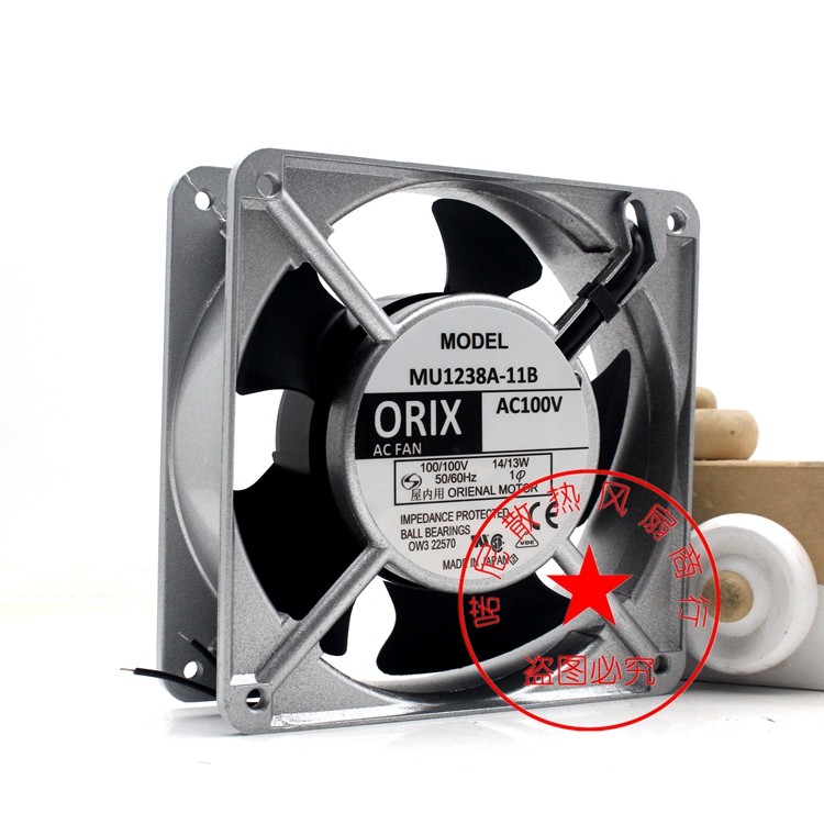 พัดลมยี่ห้อ ORIX 12038 MU1238A-41B/42B/51B/52B/11B/12B/21B/11X