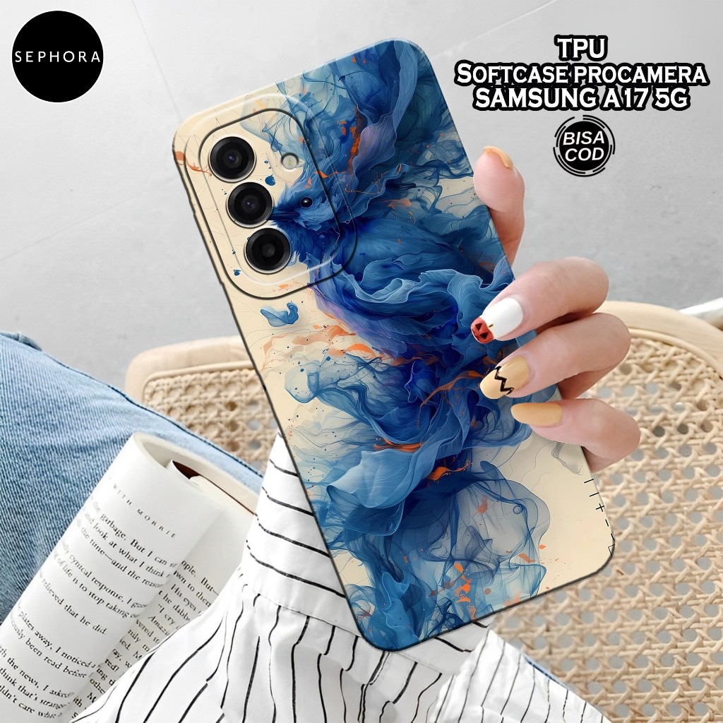 HP เคส Samsung Galaxy A17 5G 2025 ใหม่ล่าสุด - เคสแฟชั่นบทคัดย่อ - Samsung A17 5G Softcase - เคสกล้อ
