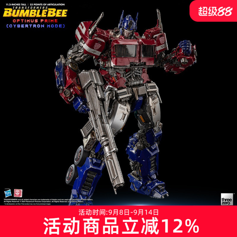 [Optimus Prime] threezero Transformers Gaiden DLX Optimus Prime Cybertron Mode Exhibition ของขวัญโมเ