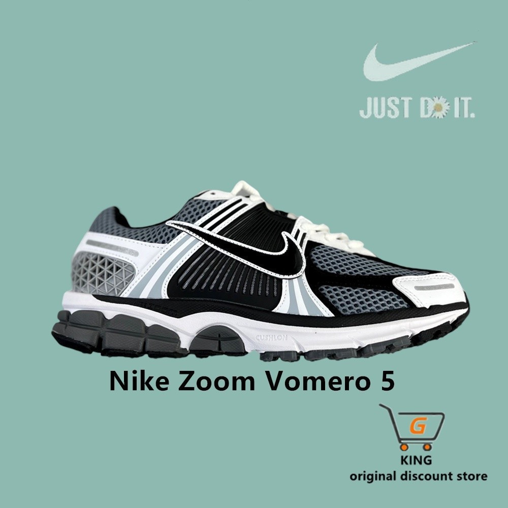 NK Zoom Vomero 5 SP สีเทา/เทียนมาราธอนวินเทจวิ่งรุ่นที่ห้ากีฬารองเท้าวิ่งลําลอง 003 H7JD