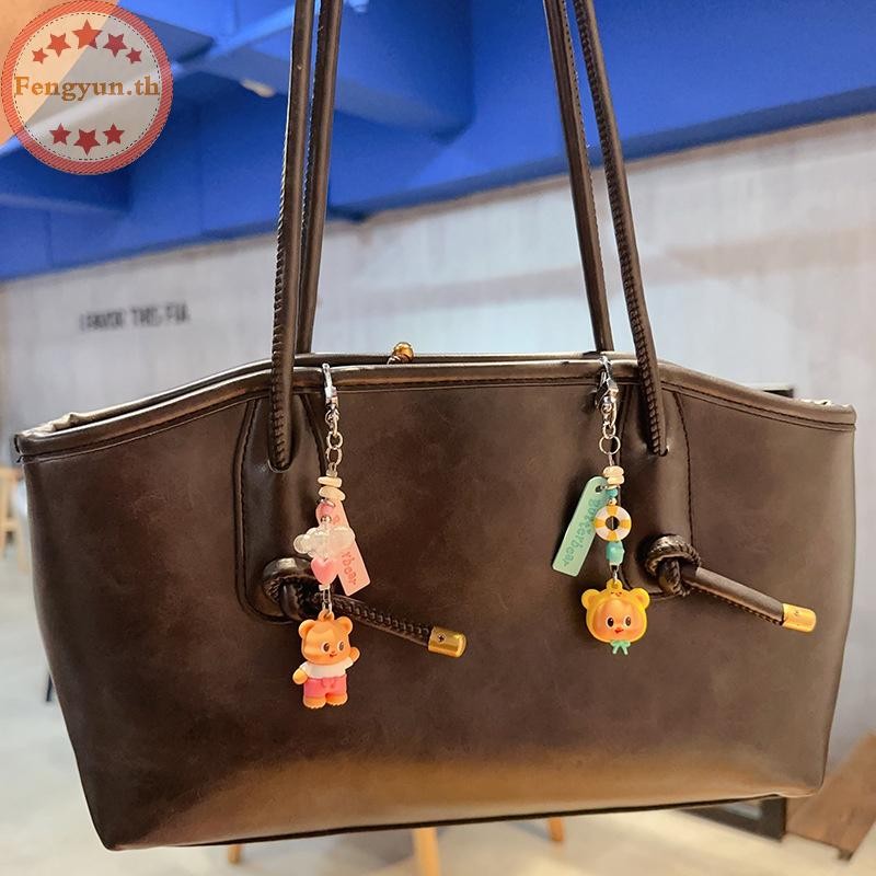 ชุด.ACCESSORY.SET Butterbear: พวงกุญแจและกระเป๋ากลางการ์ตูนน่ารักแบบมินิ TH