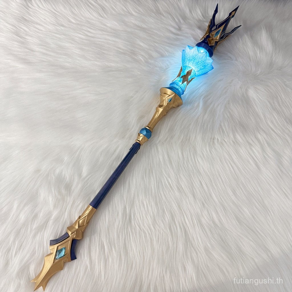 ยุบ Starry Sky รถไฟแกะสลัก Rhythm Dela Cane คอสเพลย์ Props Crown Scepter Two-Segment Disman