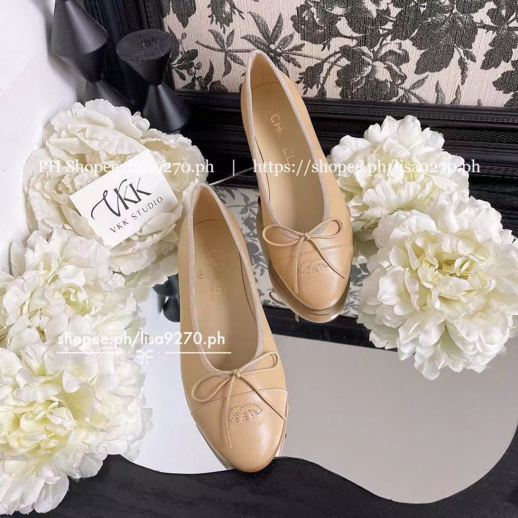 @vkkstudio | Ballerina รองเท้าบัลเล่ต์ แฟชั่นสบาย ๆ สบาย ๆ รองเท้าหนังแบนรองเท้าเดี่ยวของขวัญวันหยุดสำหรับผู้หญิง