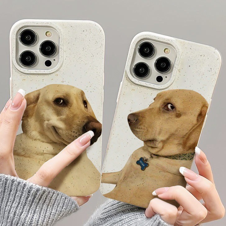 สำหรับ iPhone 11 13 For เคสไอโฟน14 15 12 Pro Max X XS XR 6 7 8 14 15 Plus 12 13 MINI การ์ตูน น่ารัก ตลก ลูกสุนัขรุ่น เคส