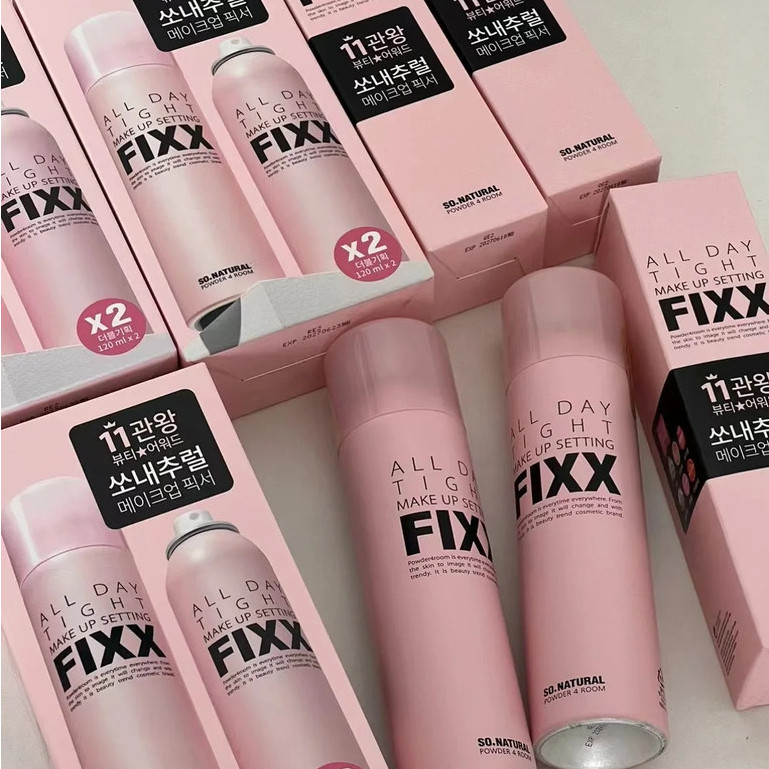 So NATURAL FIXX Makeup Setting Spray สเปรย์แต่งหน้า 120ml